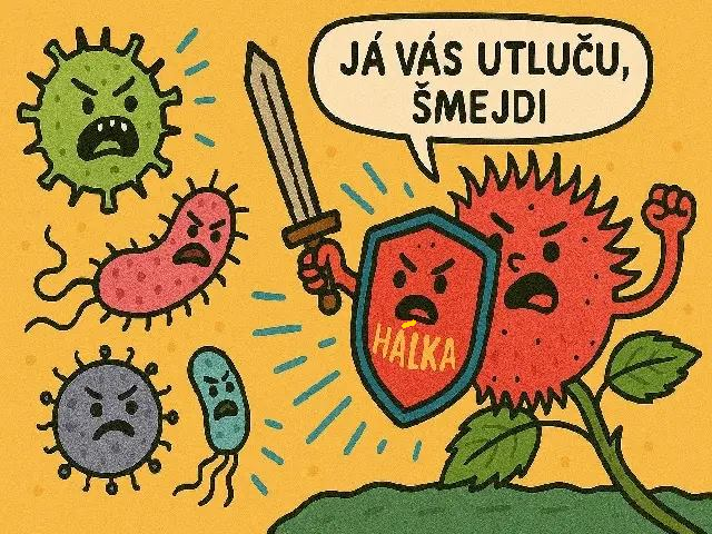 Šípkové hálky na obranyschopnost 
